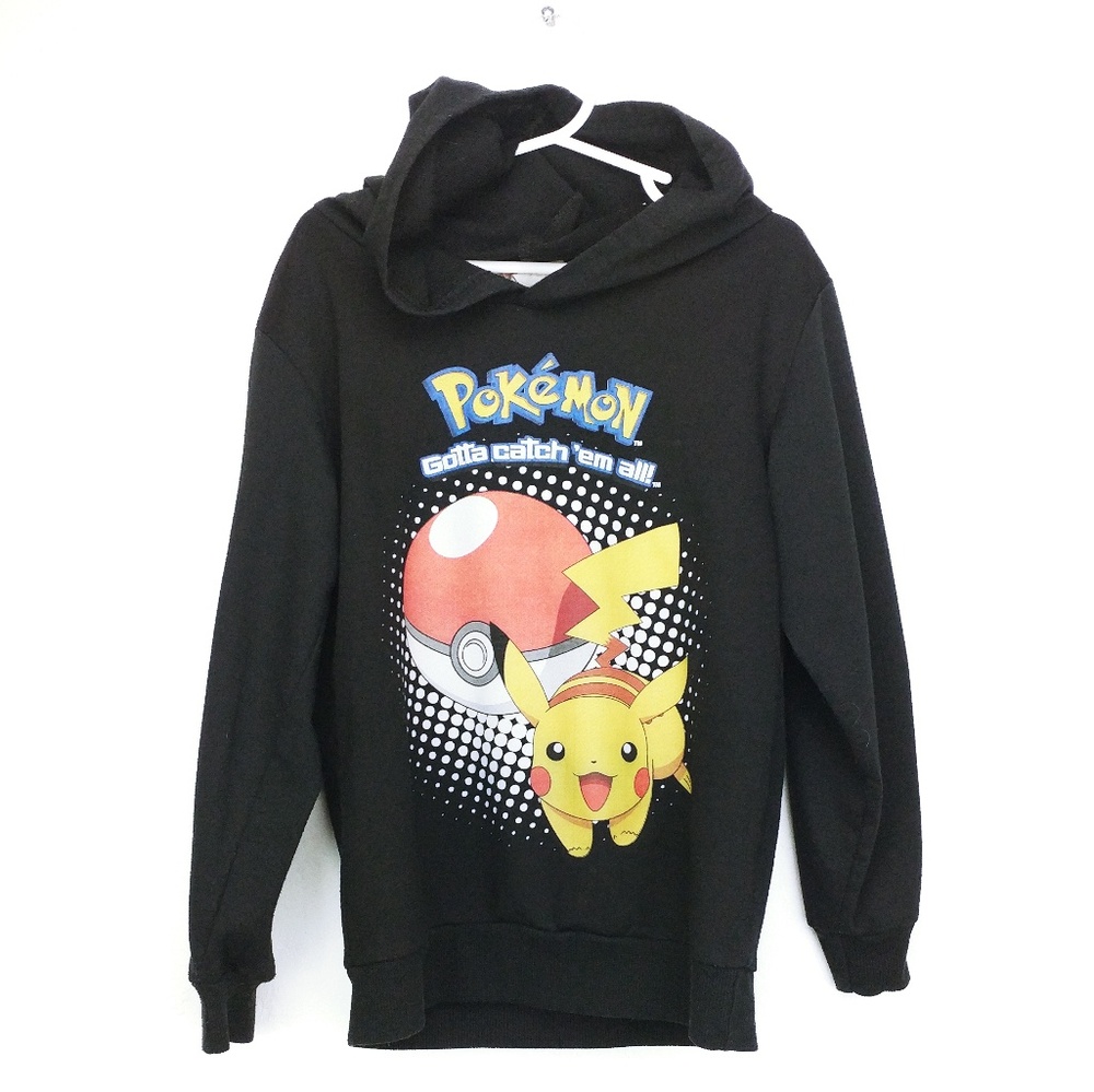 🎰 2/$20 Black Pokemon long sleeve hoodie